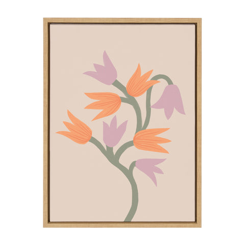 Sylvie May Blooms Framed Canvas by Kate Aurelia Holloway