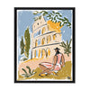 Sylvie When in Rome Framed Canvas by Maggie Stephenson