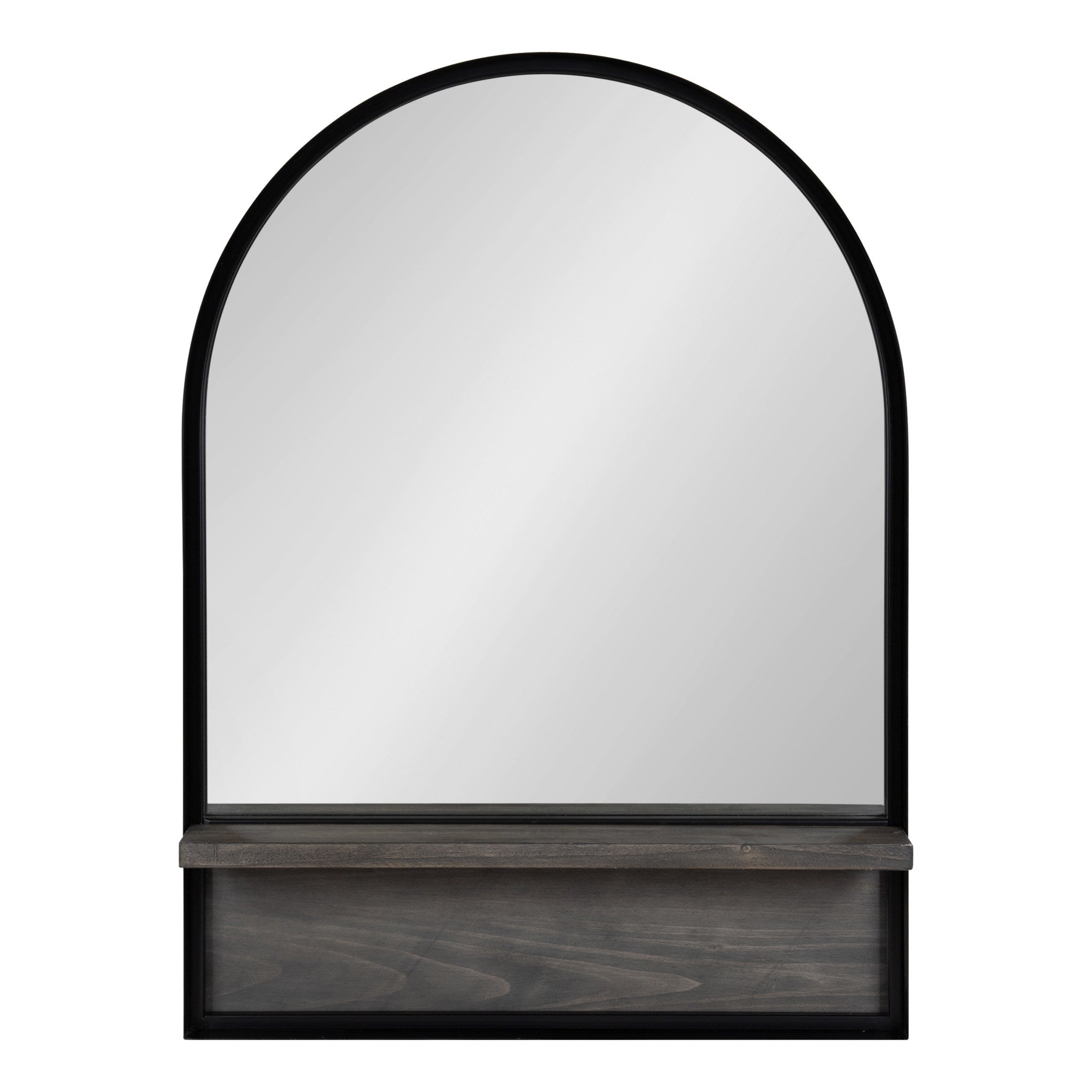 Owing Framed Arch Mirror with Shelf