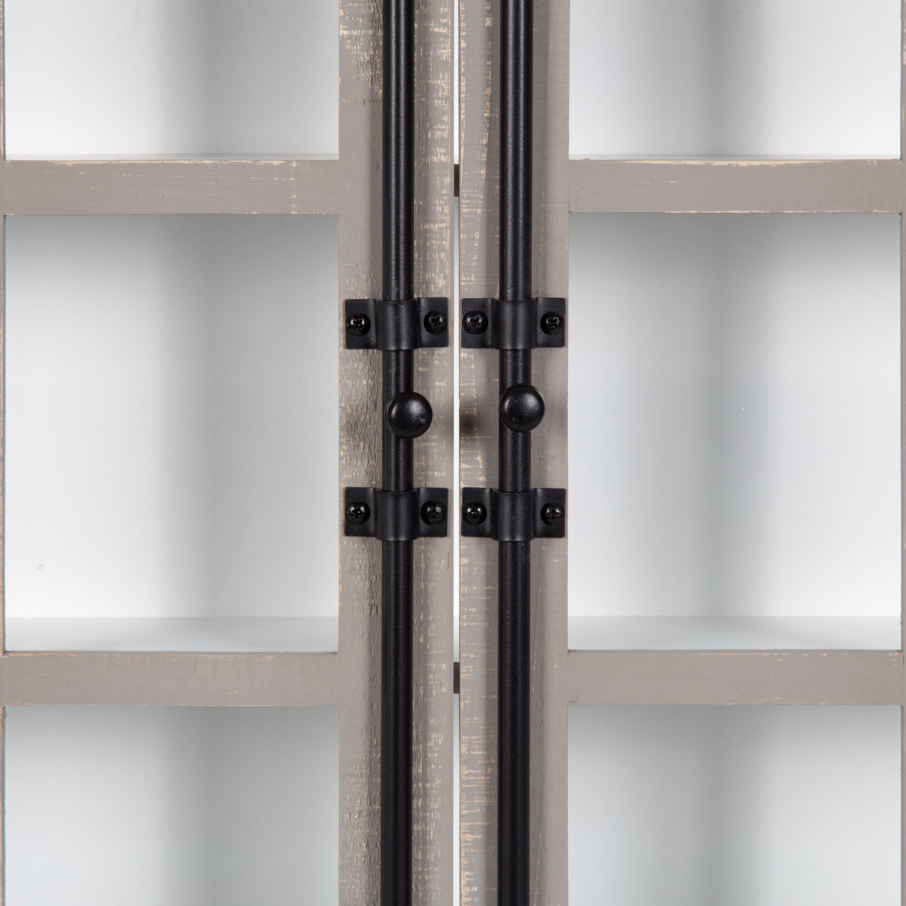Hutchins Decorative Two Door Wood Wall Cabinet