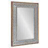 Deely Wood and Metal Wall Mirror