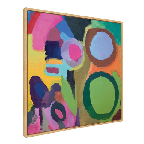 Sylvie Circle of Love Framed Canvas by Caleb Griswold