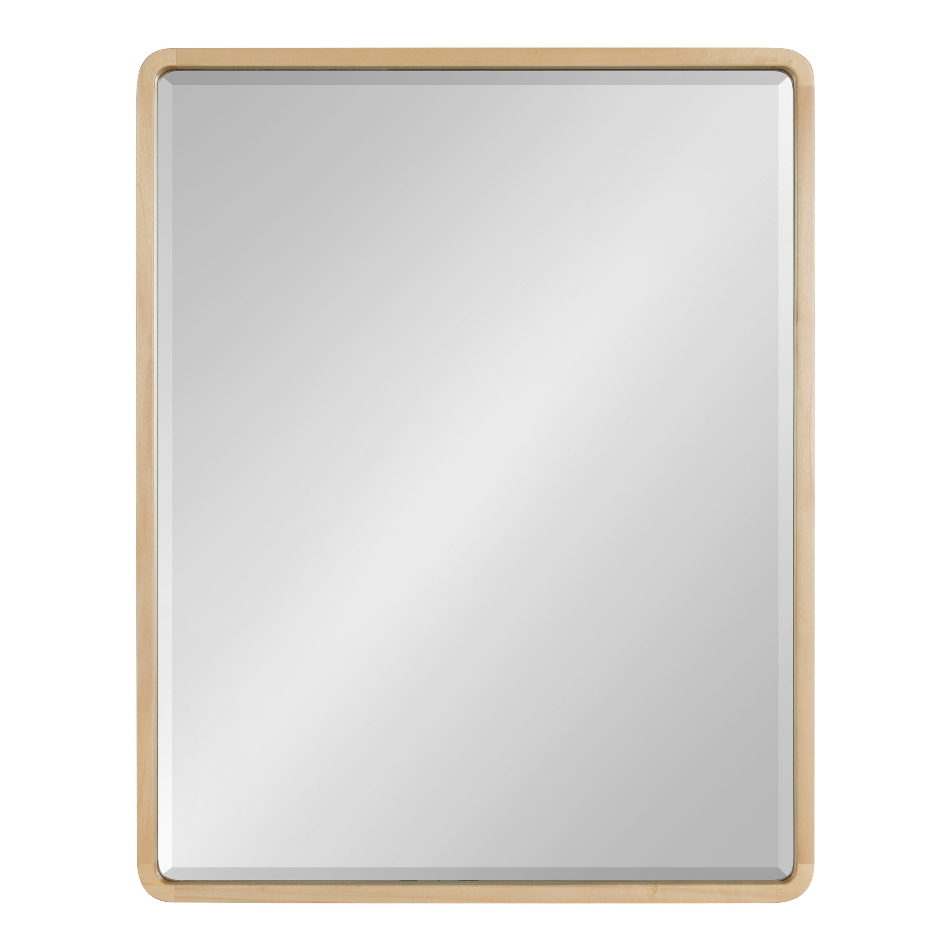 McLean Wood Radius Rectangle Wall Mirror