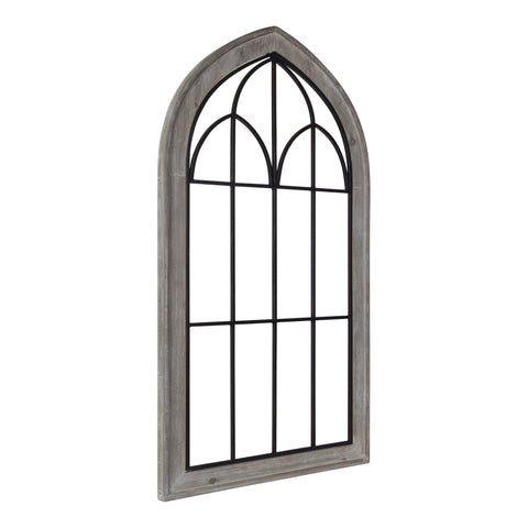 Rennell Window Pane Arch Wall Decor