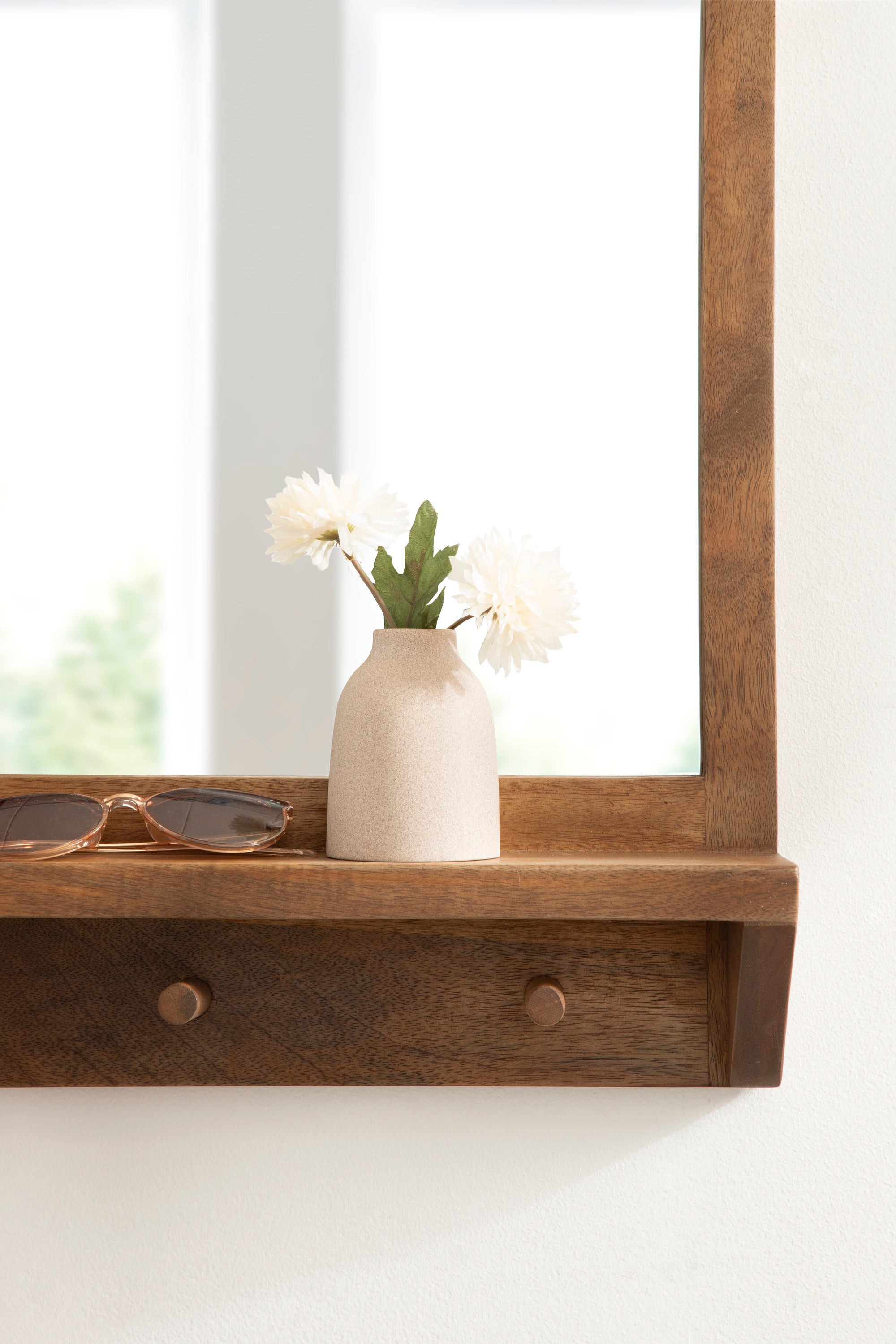 Andover Arch Mirror with Hooks
