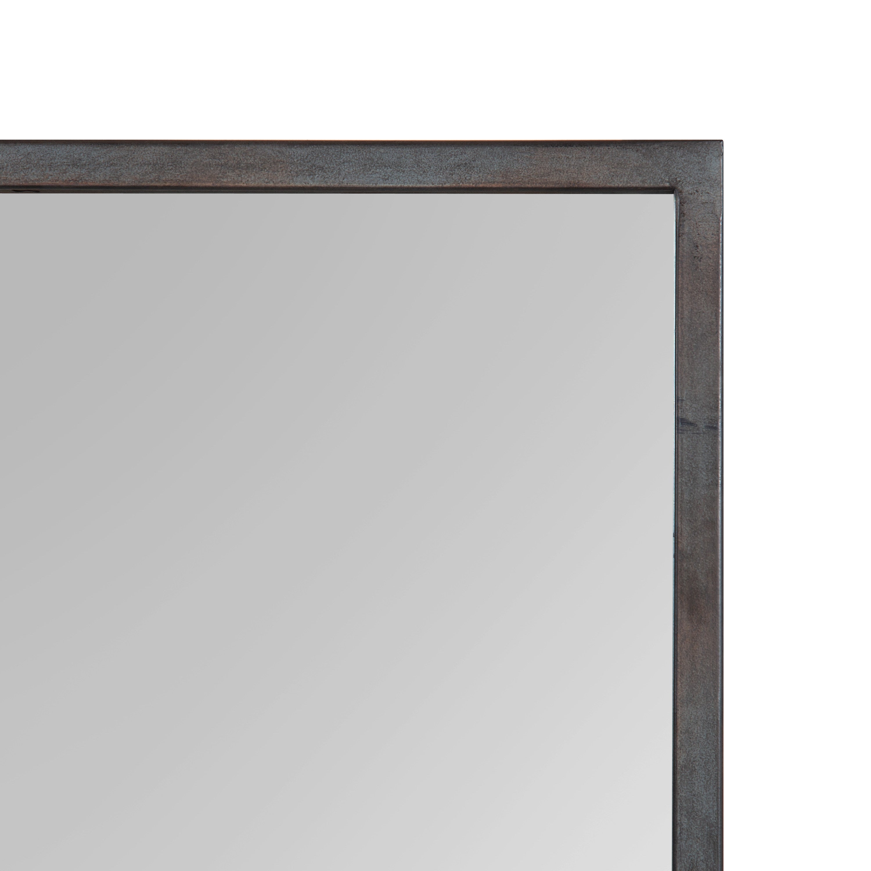 Jackson Metal Framed Mirror with Shelf