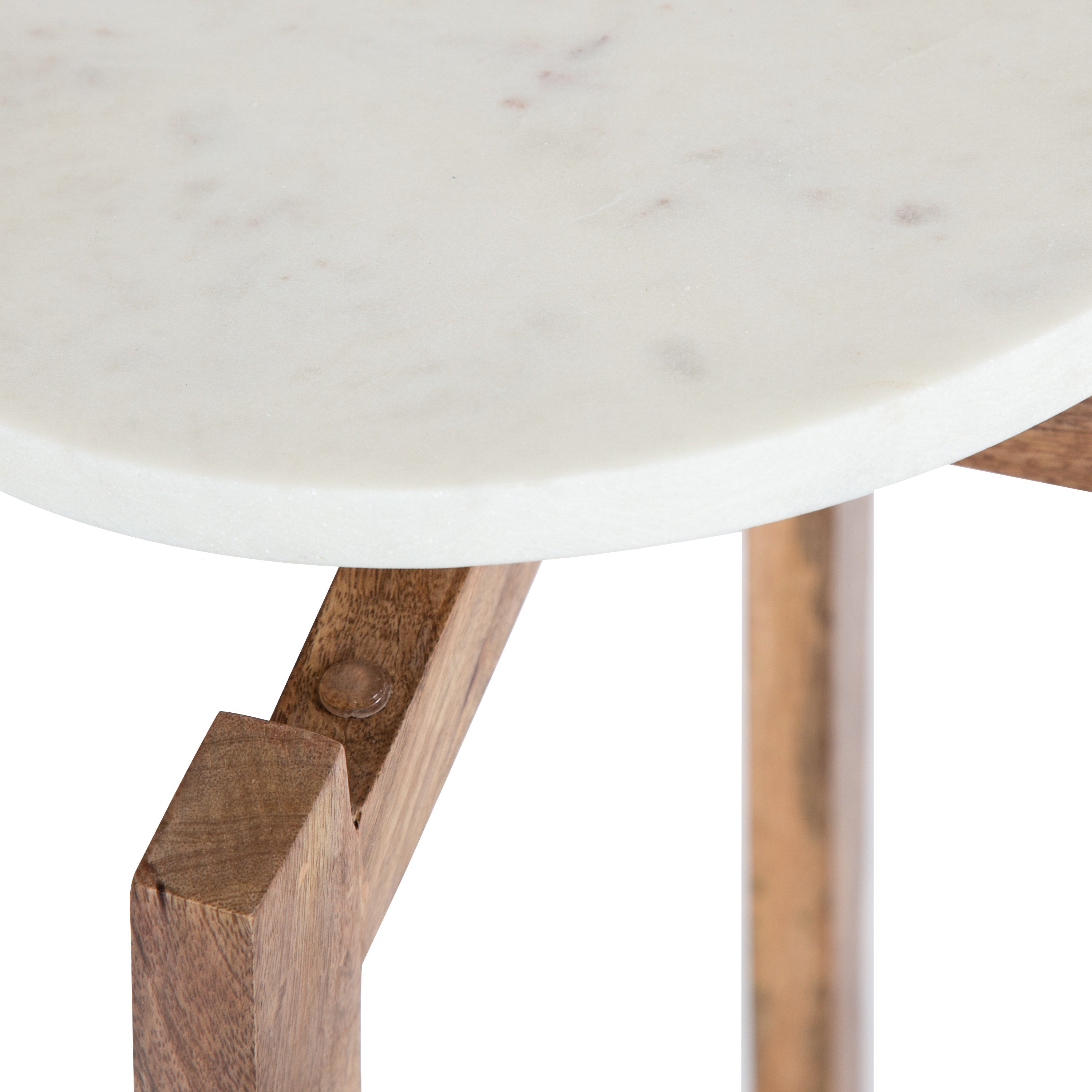 Moxley Round Wood Accent Table