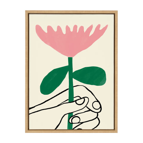 Sylvie MV For You Framed Canvas by Marcello Velho