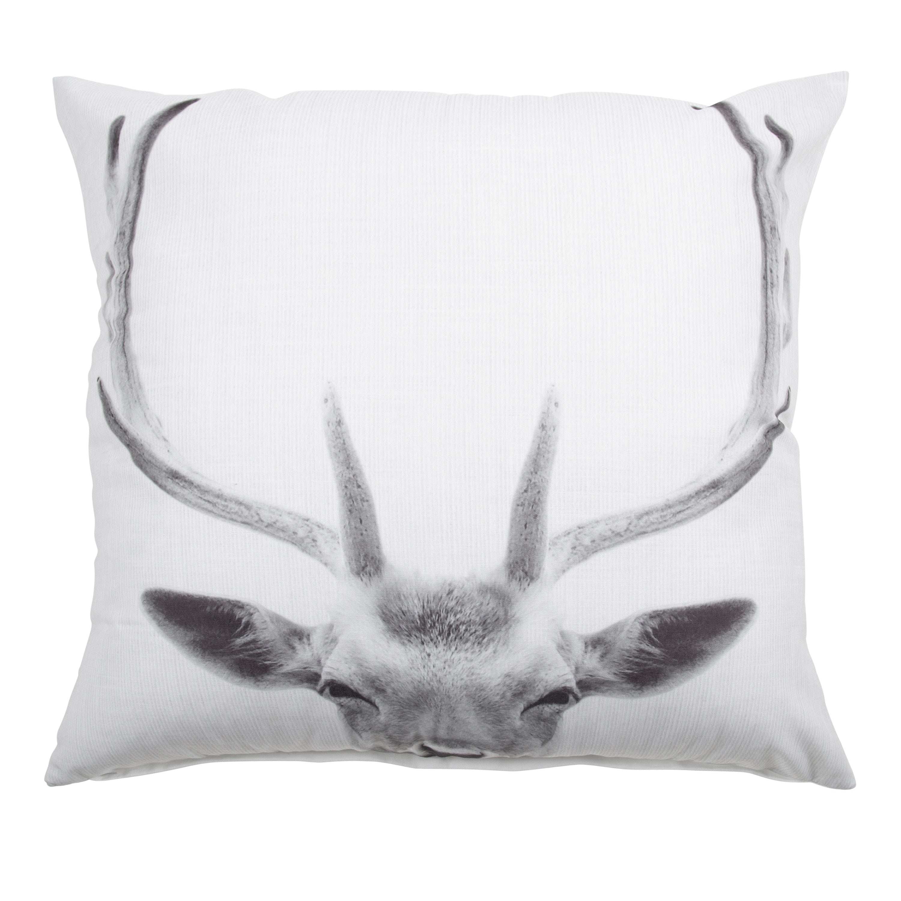 Como Deer Print Throw Pillow Cover