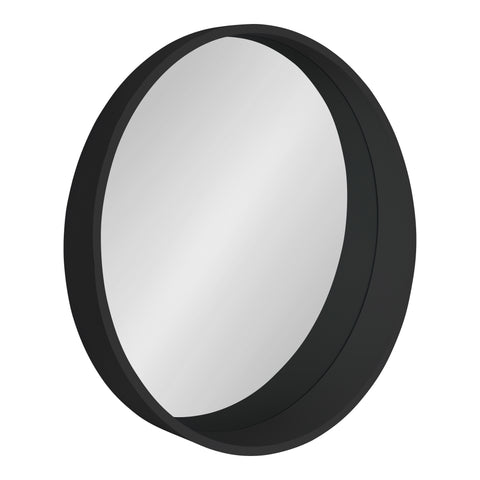 Wheeler Round Framed Wall Mirror