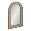 Deely Wood and Metal Framed Arch Wall Mirror