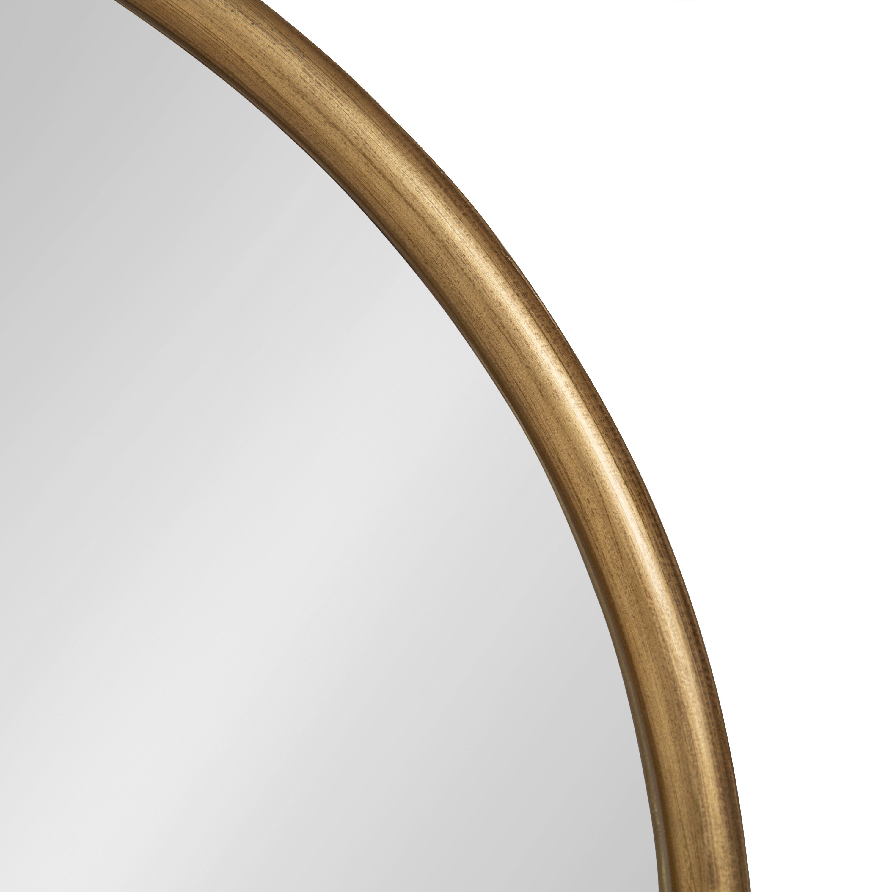 Estero Metal Framed Arch Wall Mirror with Shelf