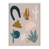 Sylvie Desert Shapes Framed Canvas by Sarah Eisenlohr