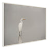 Sylvie Great White Egret Framed Canvas by Crystal Lynn Collins