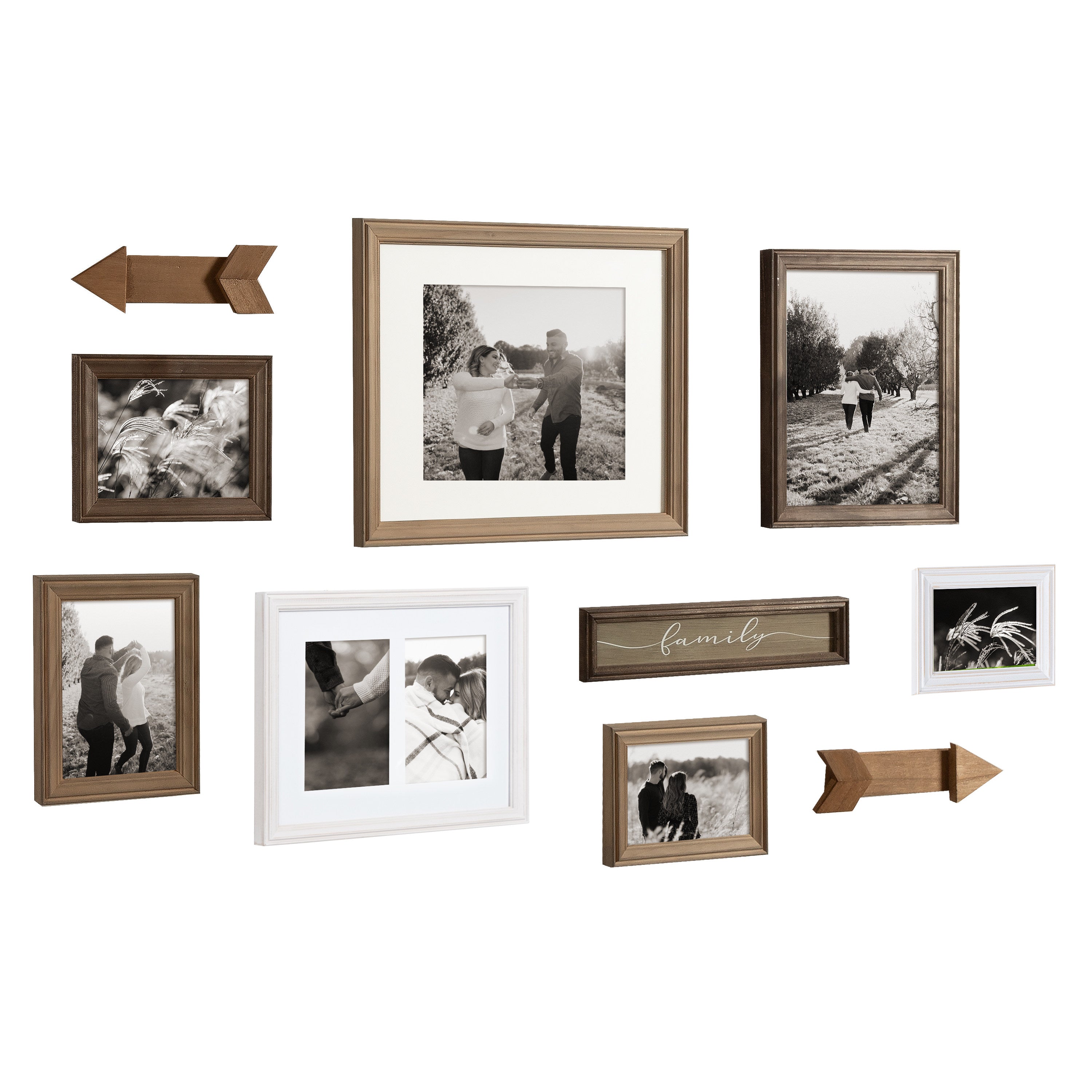 Bordeaux Expressions Gallery Wall Frame Kit