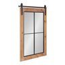 Cates Windowpane Framed Wall Mirror