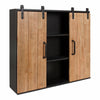 Samuels Decorative Sliding Two Door Wall Cabinet