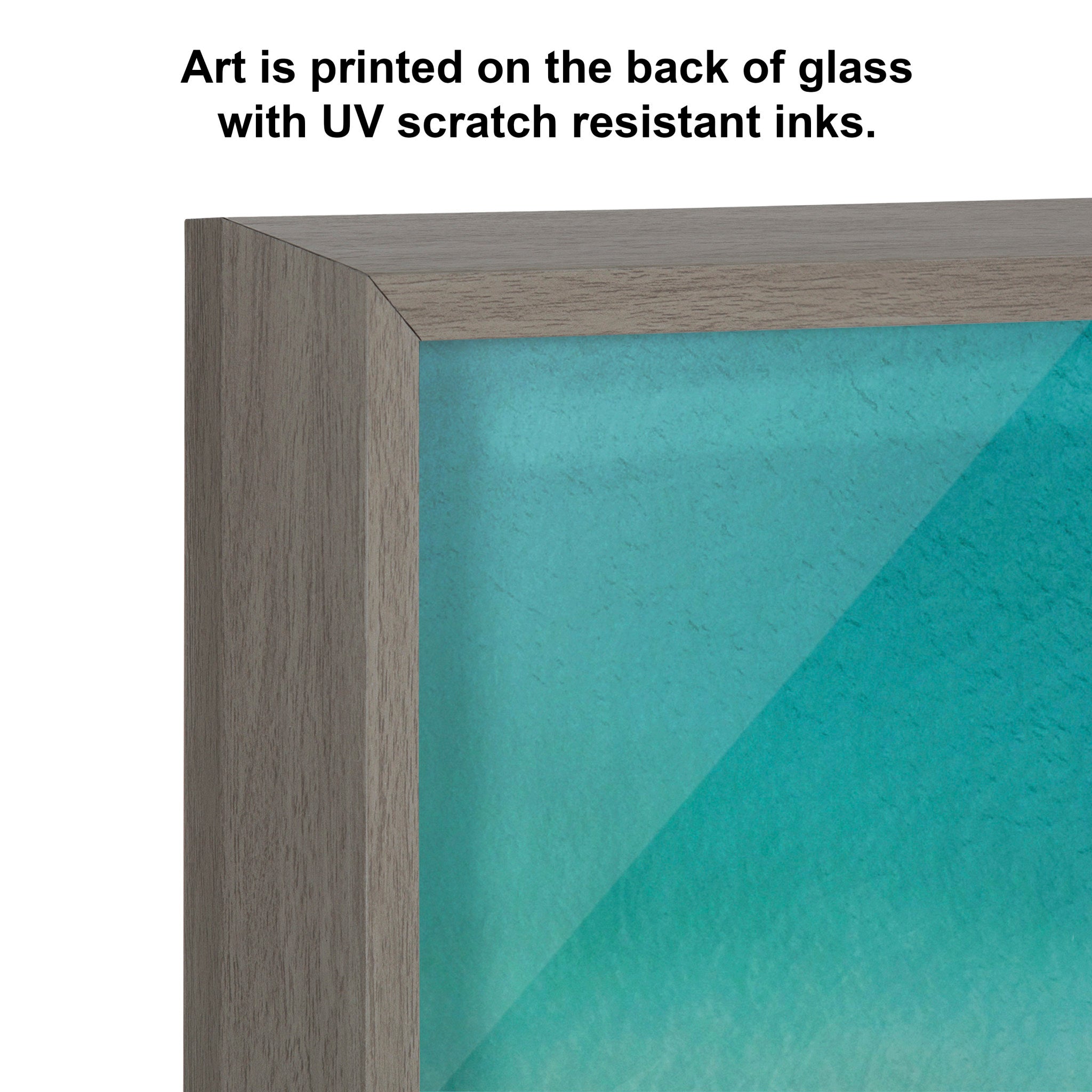 Blake Monterosso Framed Printed Glass by Rachel Bolgov
