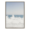 Sylvie Waves Crashing Framed Canvas by Caroline Mint