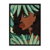 Sylvie Lady in the Jungle Framed Canvas by Kendra Dandy of Bouffants and Broken Hearts