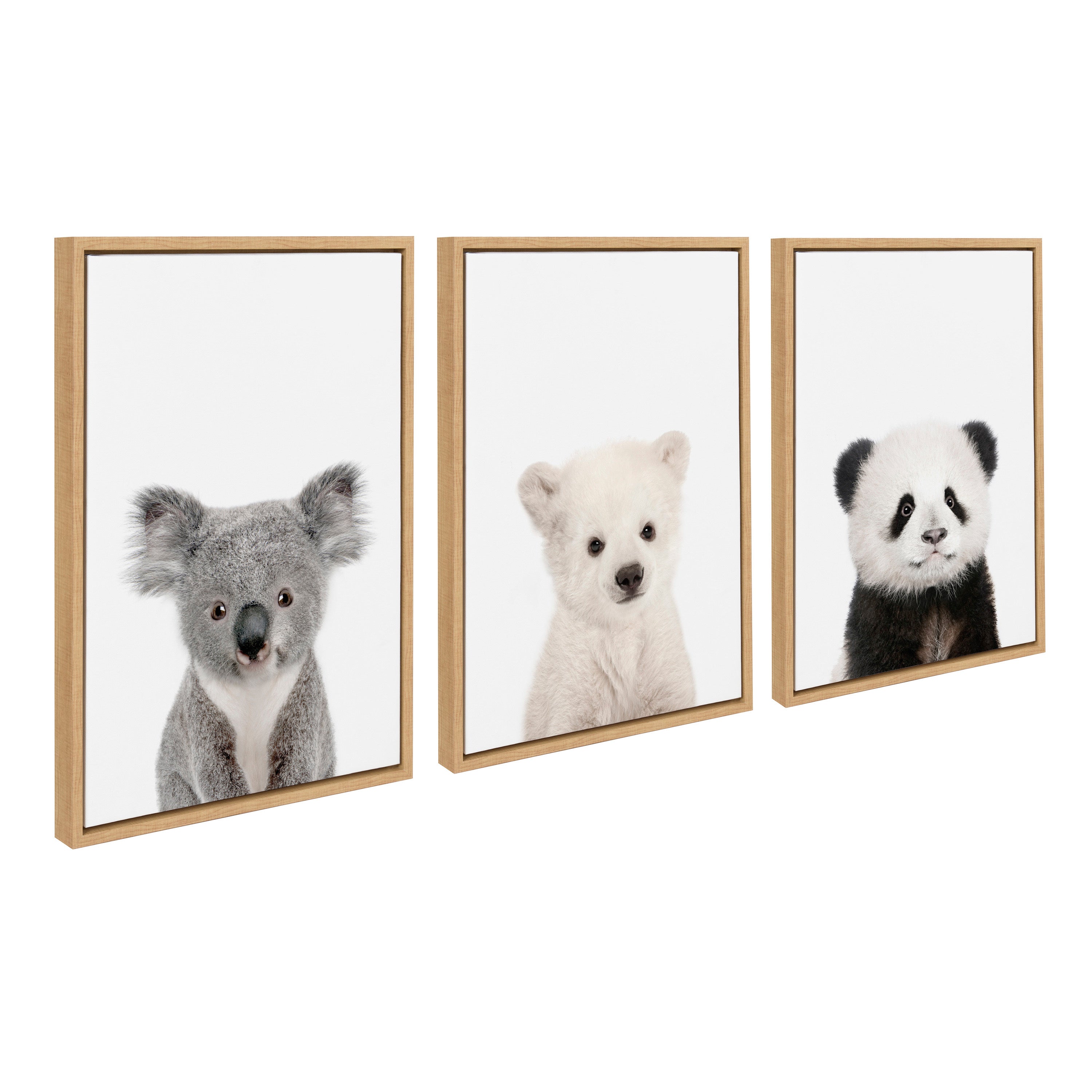 Sylvie Three Bears Framed Canvas By Amy Peterson