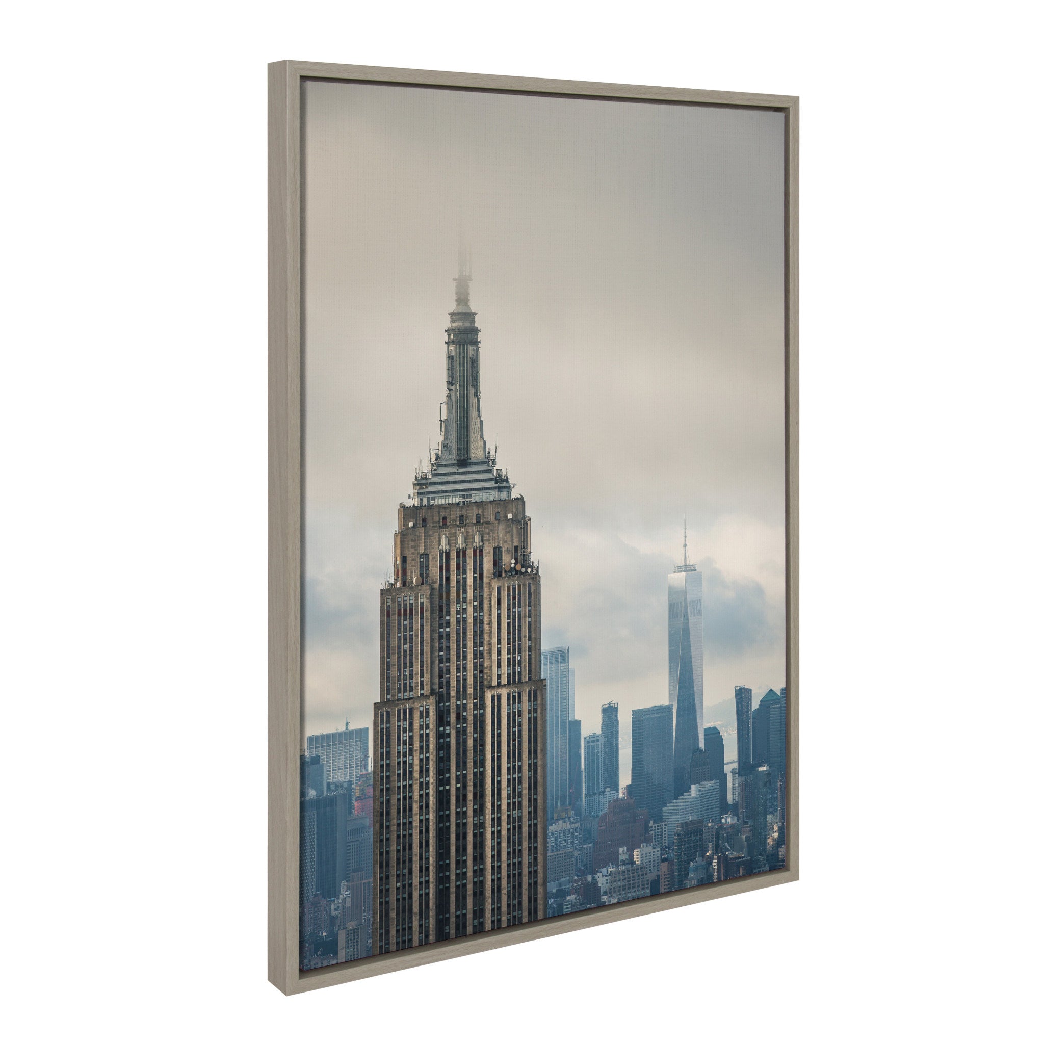 Sylvie Empire State Building Framed Canvas by Emiko and Mark Franzen of F2Images