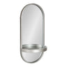 Estero Metal Wall Mirror with Shelf