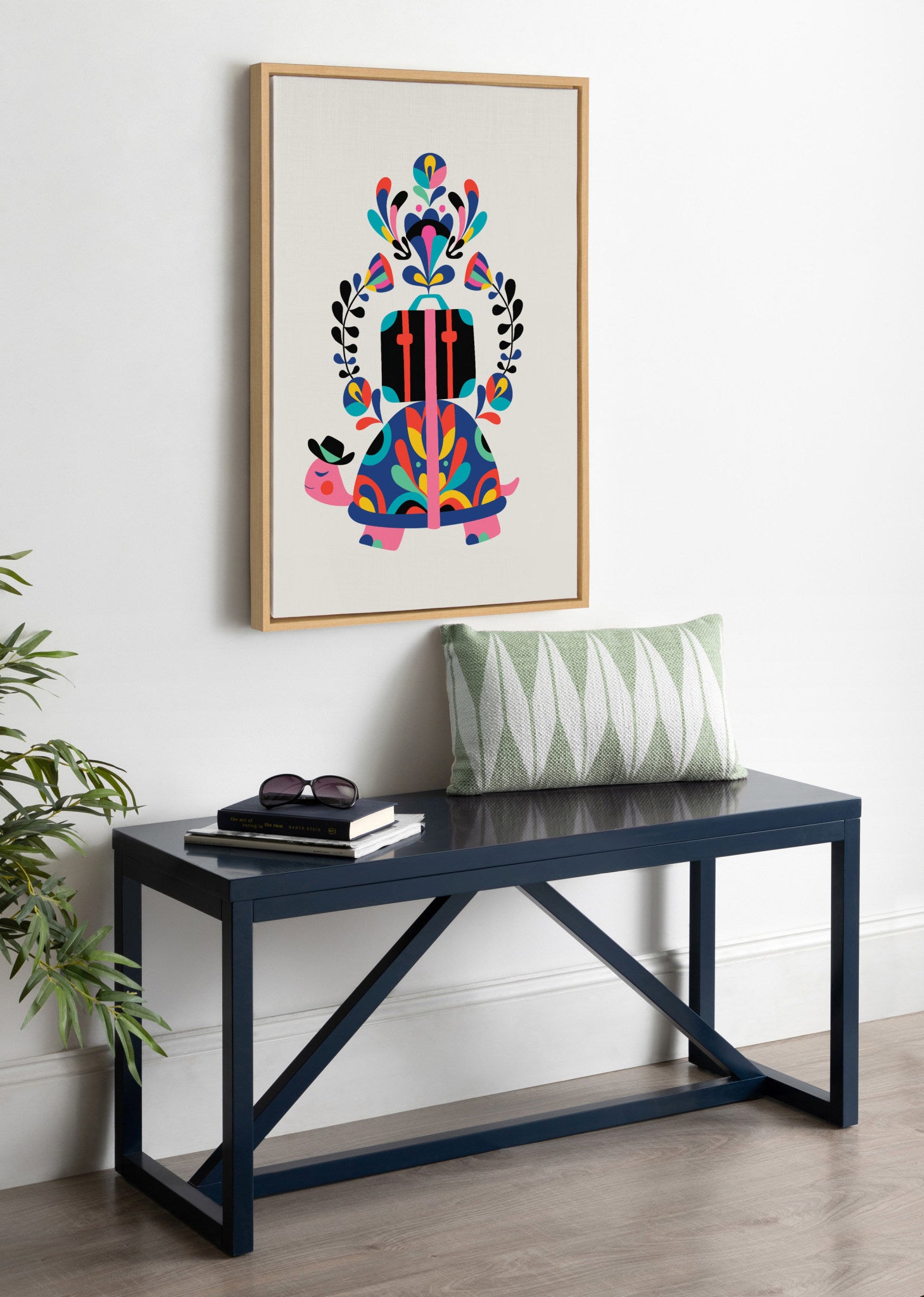 Sylvie Travel Animal Framed Canvas By Rachel Lee of My Dream Wall