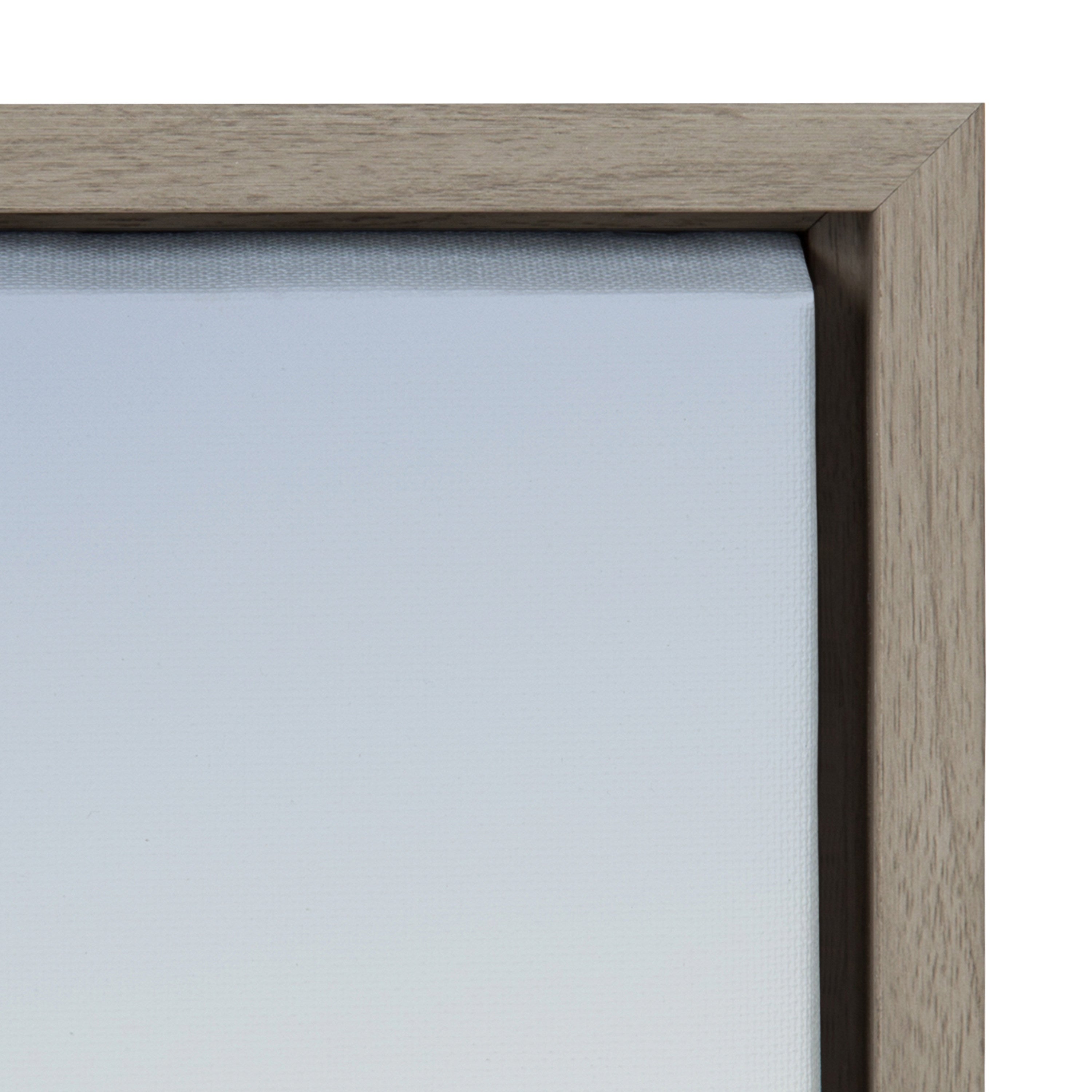 Sylvie Waves Crashing Framed Canvas by Caroline Mint