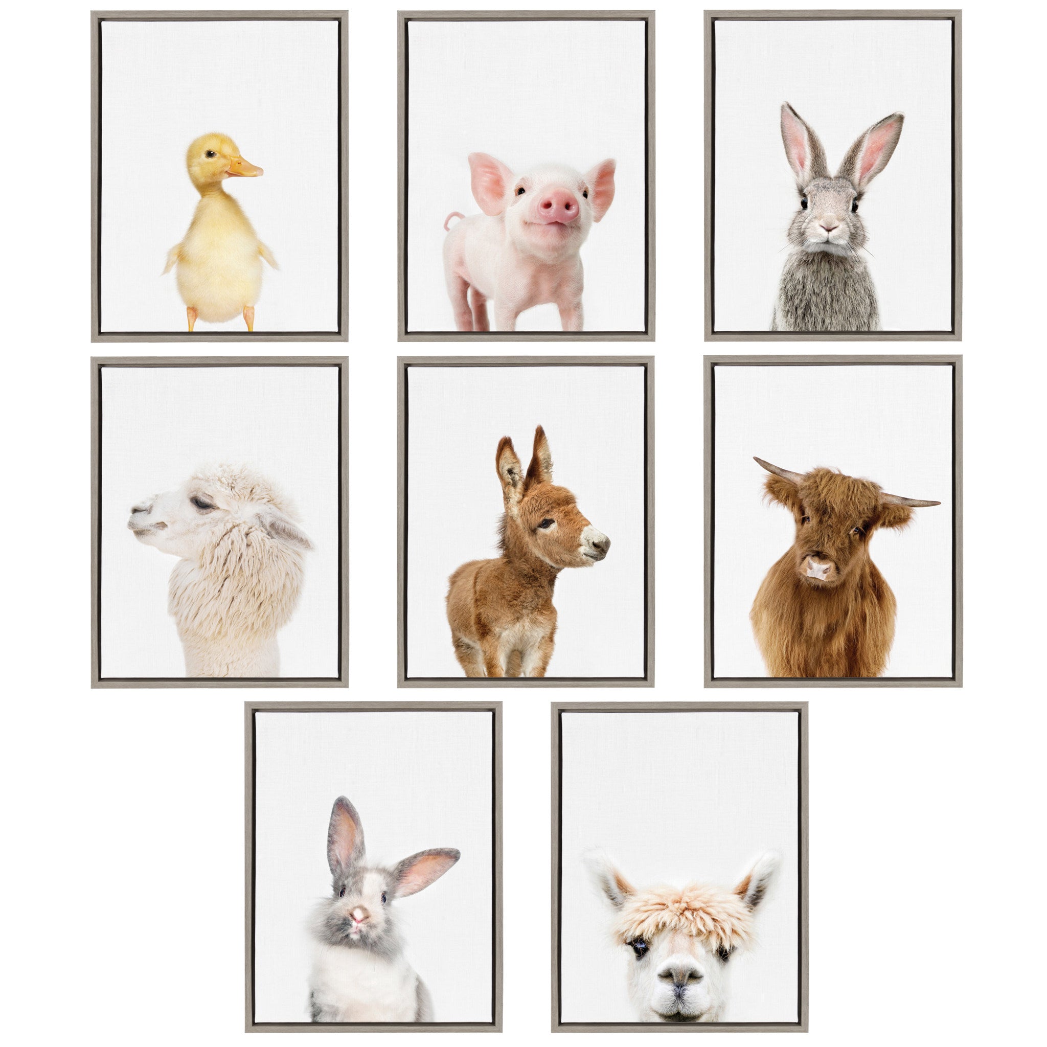 Sylvie Animal Studio Duck Framed Canvas by Amy Peterson Art Studio