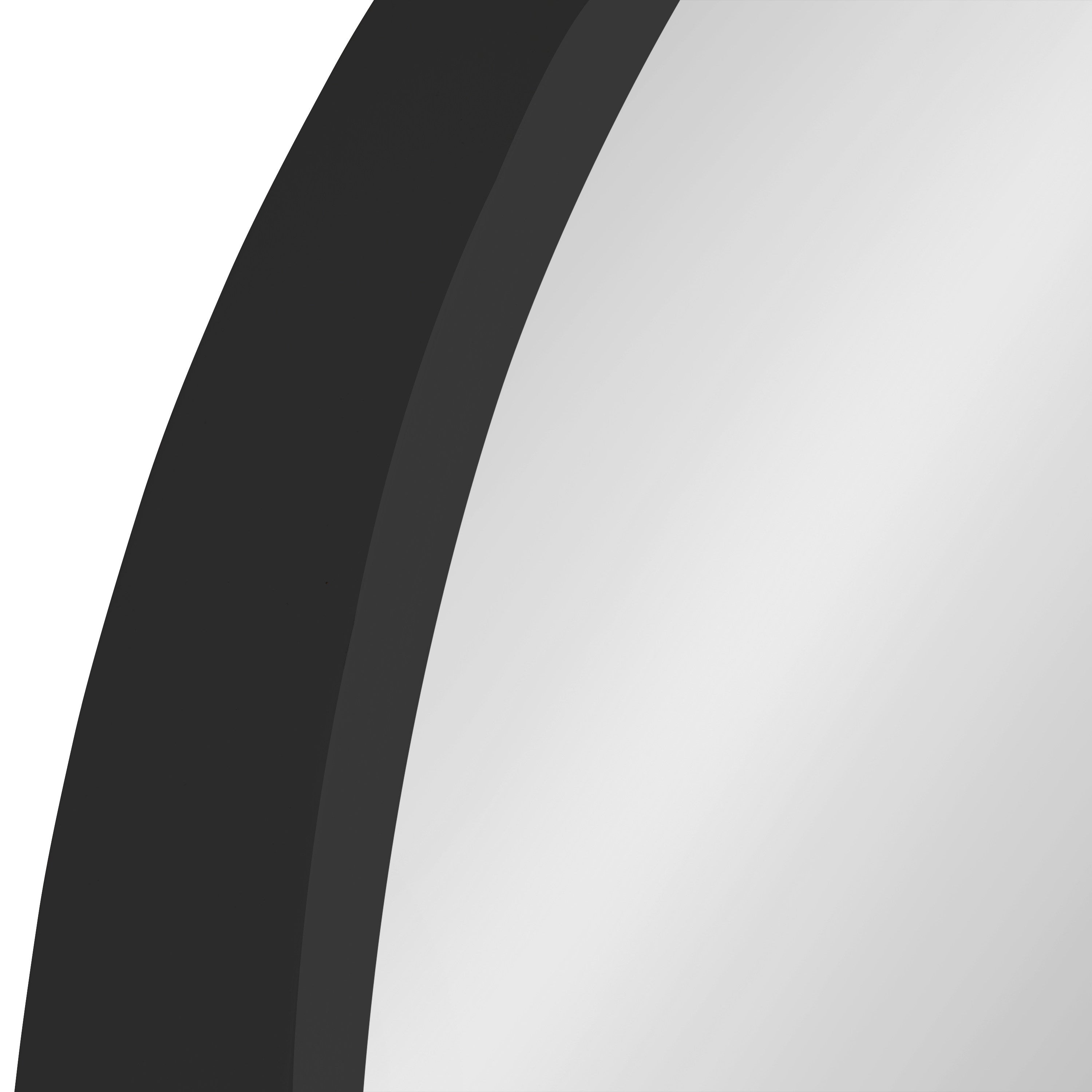 Wheeler Round Framed Wall Mirror
