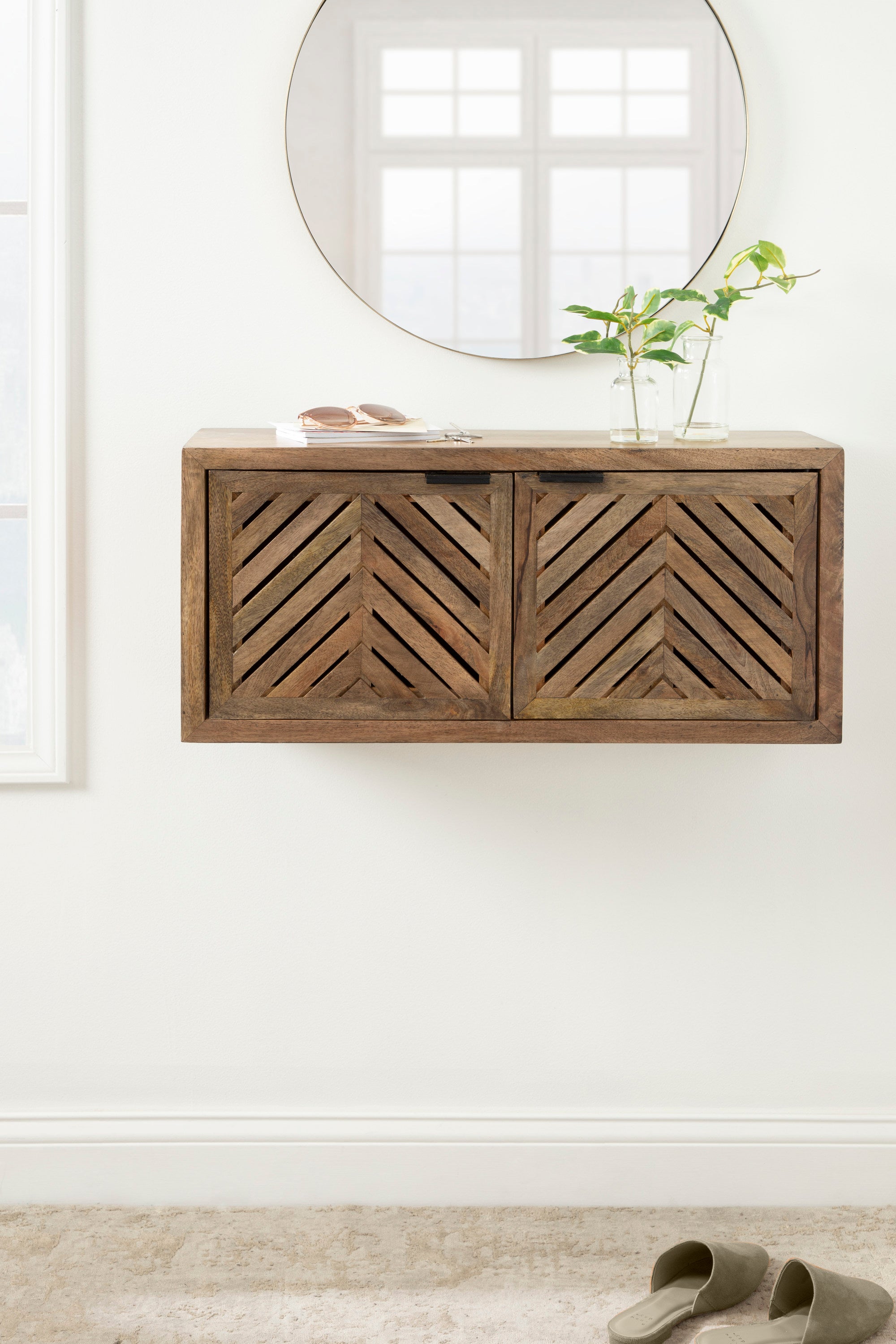 Mezzeta Decorative Wood Wall Cabinet