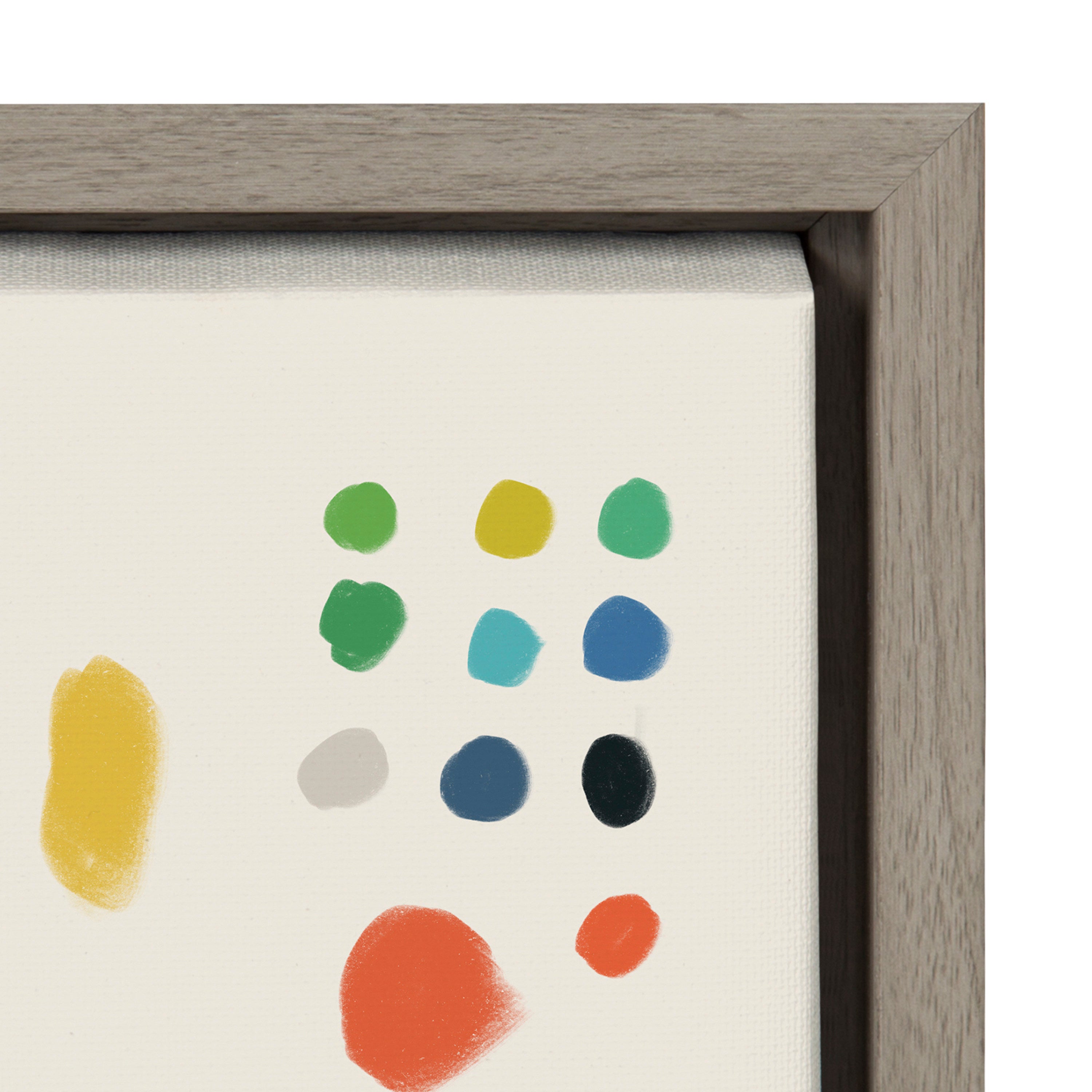 Sylvie Zen Garden 1 Framed Canvas by Kelly Knaga
