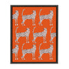 Sylvie Sassy Pink Cheetahs Framed Canvas By Kendra Dandy