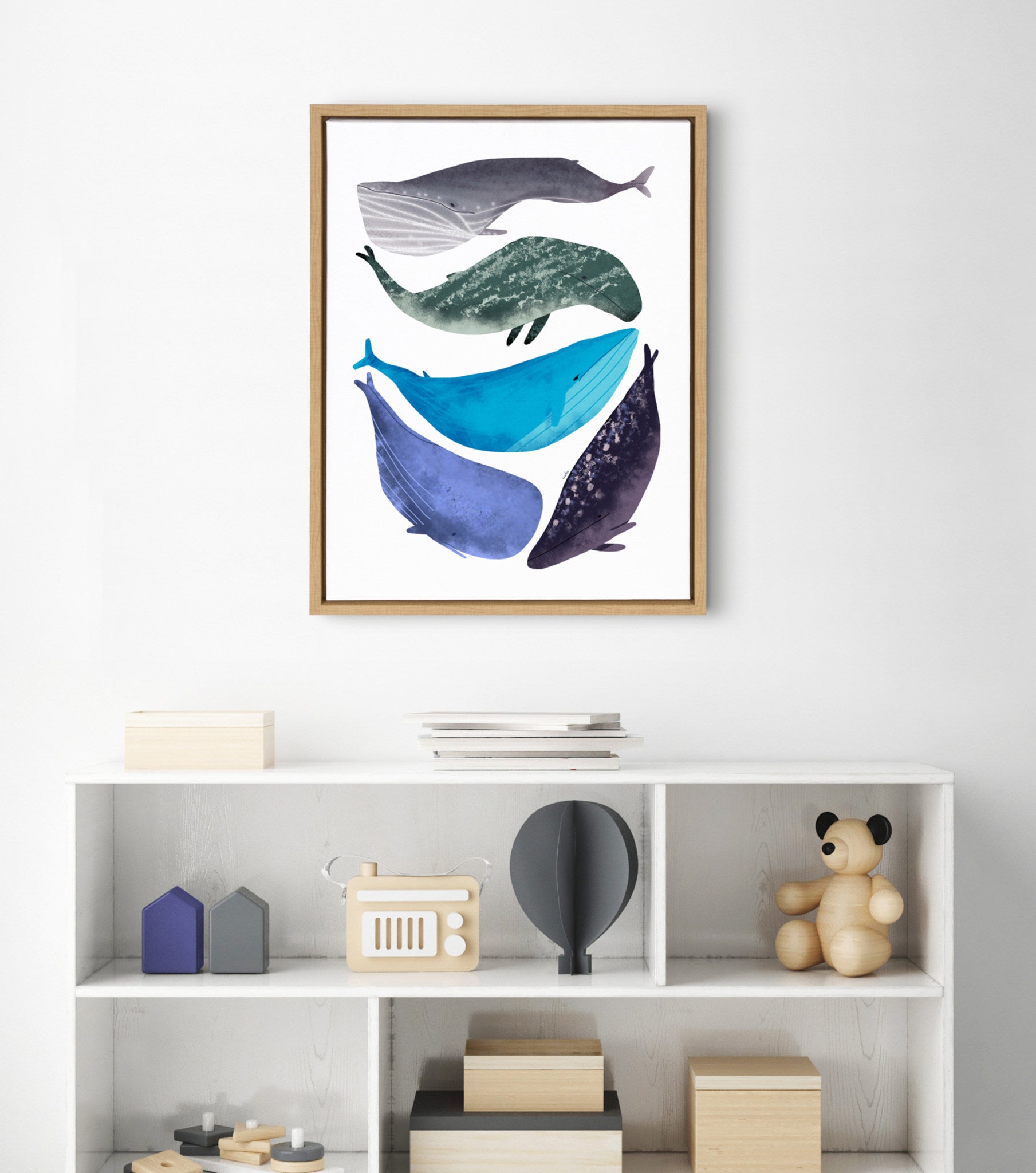 Framed Canvas, Coastal, Natural