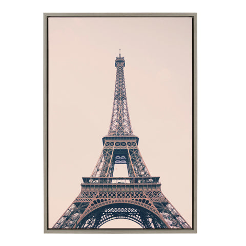 Sylvie Rose Smoke Tower Framed Canvas by Caroline Mint