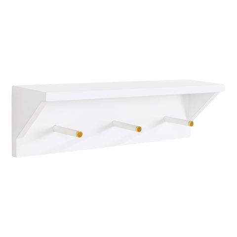 Adlynn Wall Shelf with Pegs