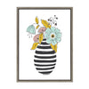 Sylvie Summer Vase Framed Canvas by Heather Dutton