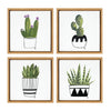 Sylvie Succulent Framed Canvas Set by Teju Reval