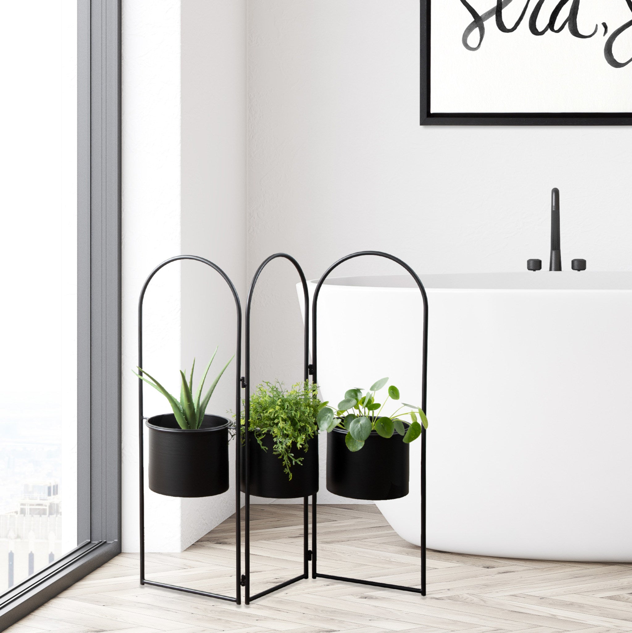 Gayla Metal Panel Planter