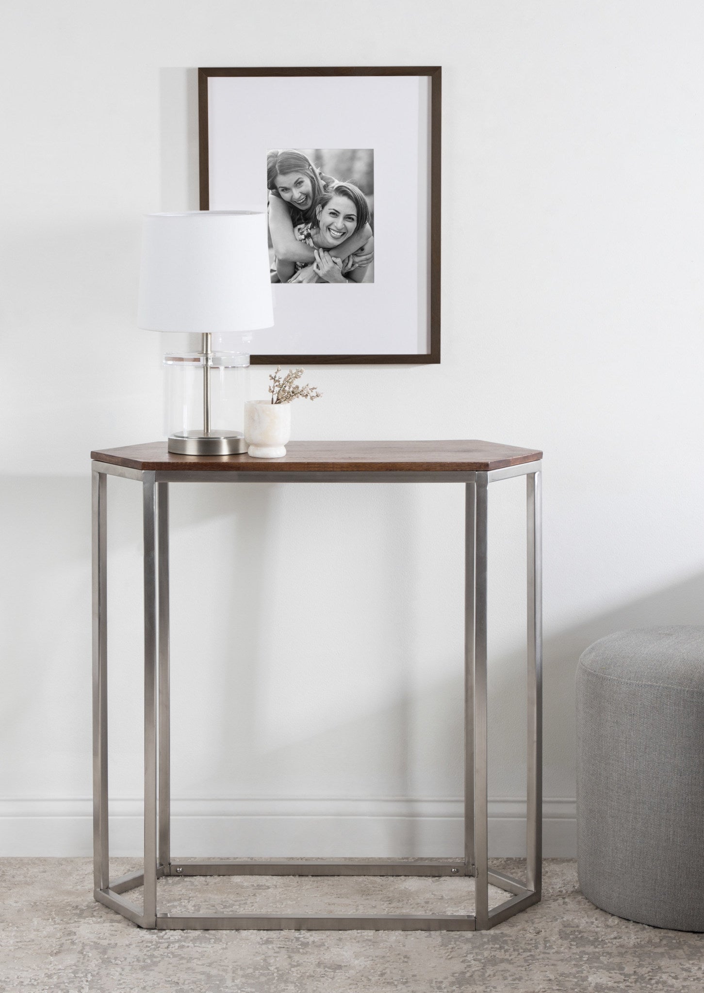 Helcourt Hexagon Console Table