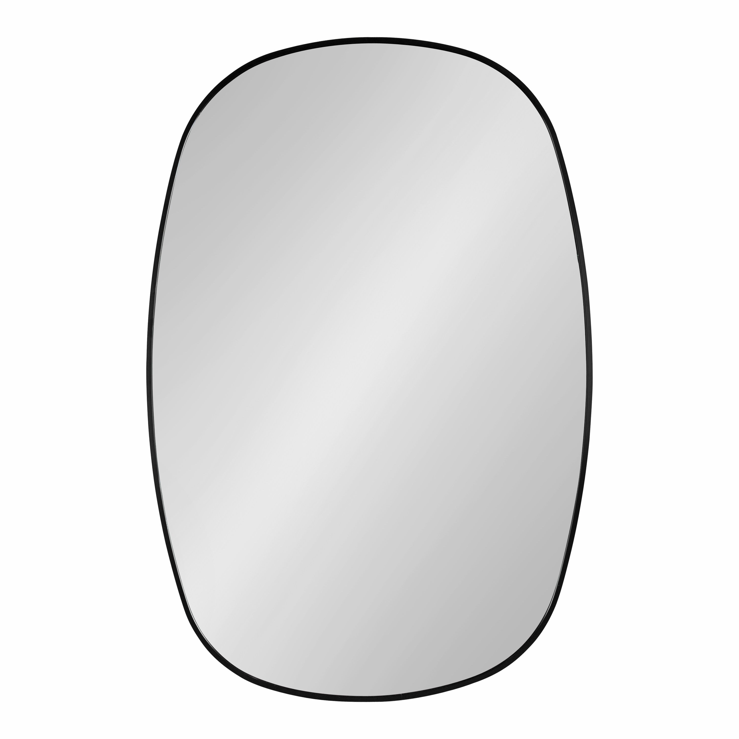 Zayda Metal Danish Oval Mirror