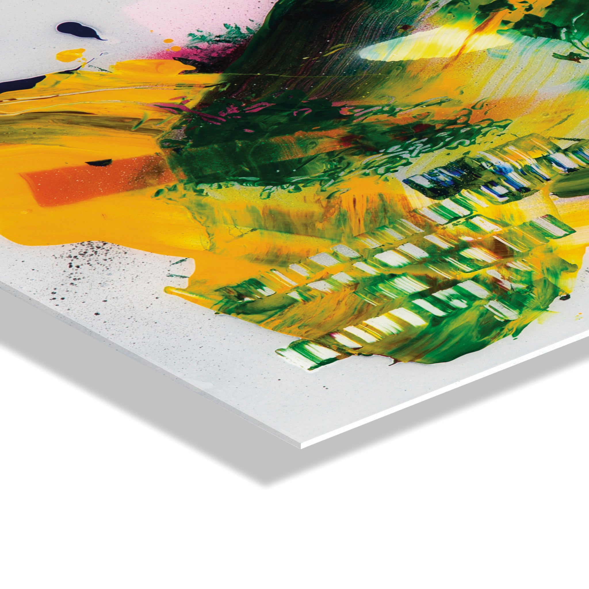 Garden of a Split Second Painting Floating Acrylic Art by Grant Mahr