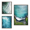 Sylvie Maui Black Sands Beach Framed Canvas Set by Rachel Bolgov