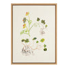 Sylvie Clover Framed Canvas by Viola Kreczmer