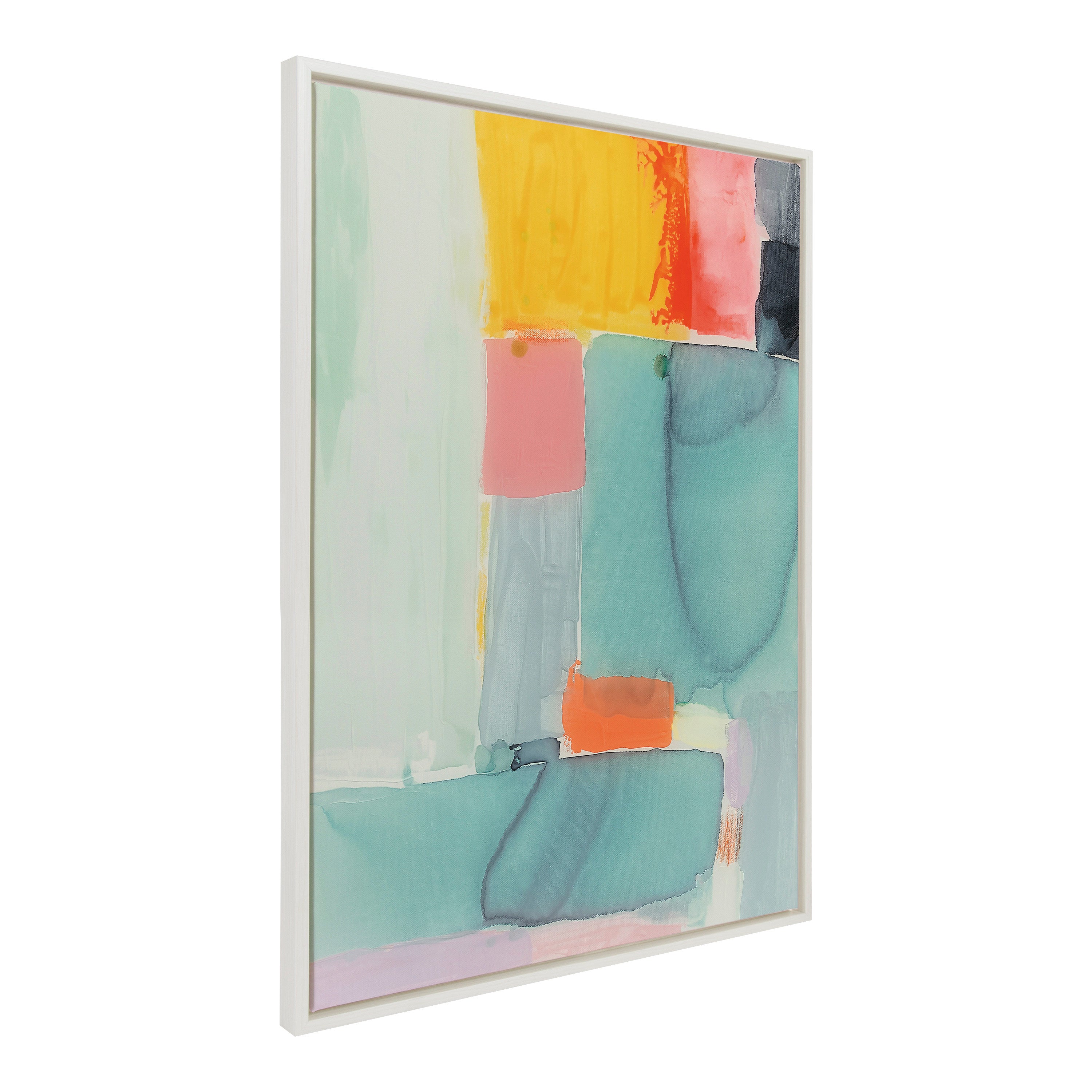 Sylvie United Colors II Framed Canvas by Amy Lighthall