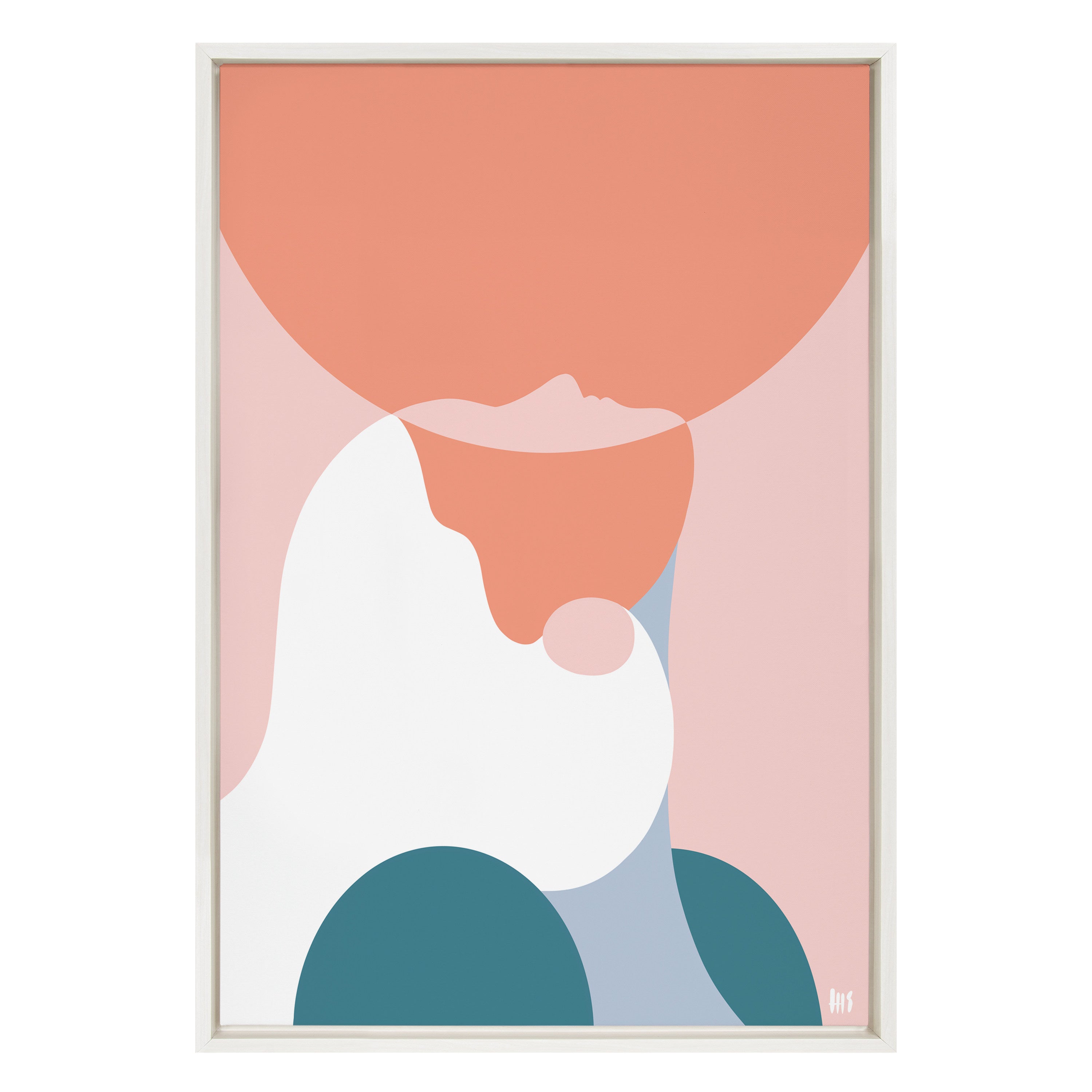 Sylvie You Are Enough Framed Canvas by Maggie Stephenson