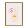 Sylvie Peace Framed Canvas by Alicia Schultz