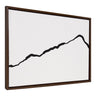 Sylvie Elevated Abstract Minimalist Mountain Landscape Framed Canvas by The Creative Bunch Studio