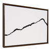 Sylvie Elevated Abstract Minimalist Mountain Landscape Framed Canvas by The Creative Bunch Studio